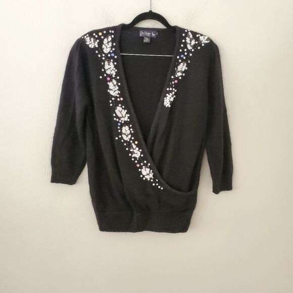 *Vintage Le Chois Angora Sweater L - Picture 6 of 6